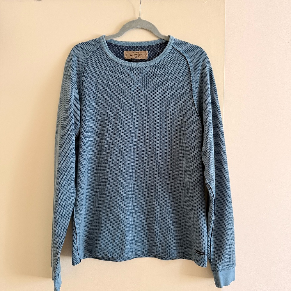 Calvin Klein Jeans Men's Long Sleeve Green Top Size Large